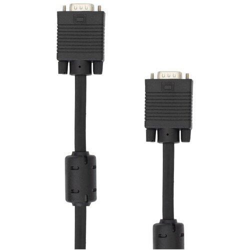S Box Kabl VGA na VGA 15m HD15 Double Shielded Black Slike