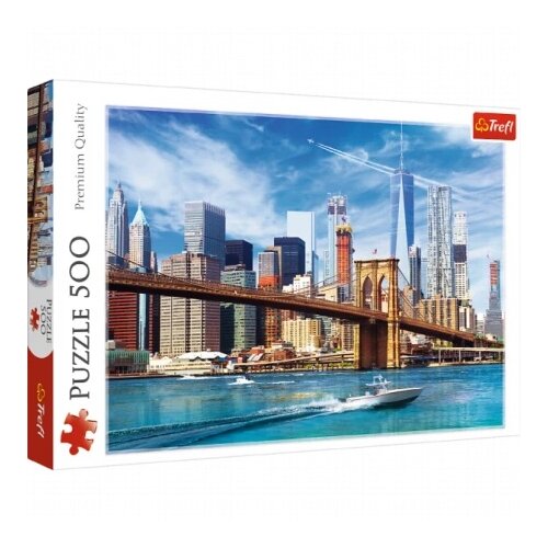 Tref line puzzle 500 pcs new york ( T37331 ) Cene