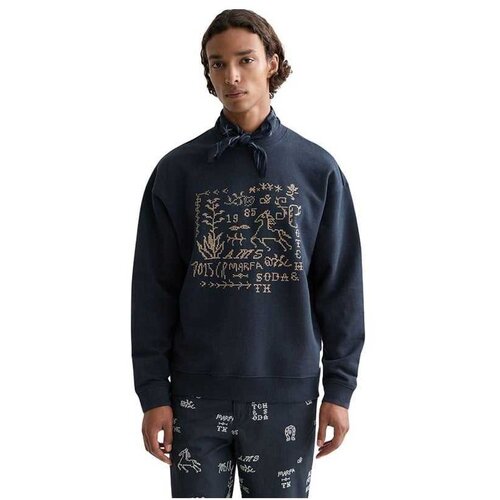 SCOTCH & SODA Scotch&soda - teget muški duks sa vezom Cene