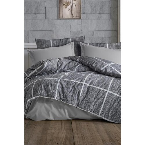 Aberto Design komplet posteljina Rian, 195x220 cm, 200x240 cm, Siva Cene