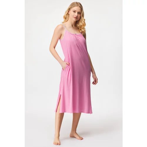Polo Ralph Lauren Ženska spalna srajca Pink Stripe