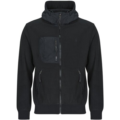 Polo Ralph Lauren Flis POLAIRE CAPUCHE Črna Slike