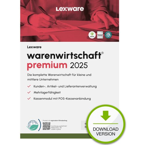 LEXWARE Warenwirtschaft Premium 2025 - 1 Device, ABO - ESD -DownloadESD" Cijene
