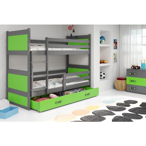 BestBed Pograd RICO s predalom-Grafit-Zelena Slike