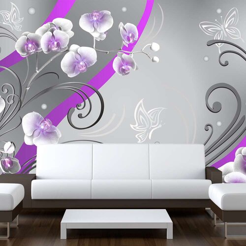  Tapeta - Purple orchids - variation 100x70 Slike