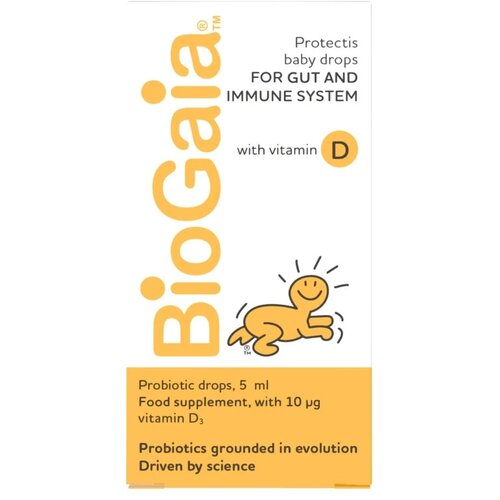 Biogaia kapi sa D3 vitaminom 5ml Slike