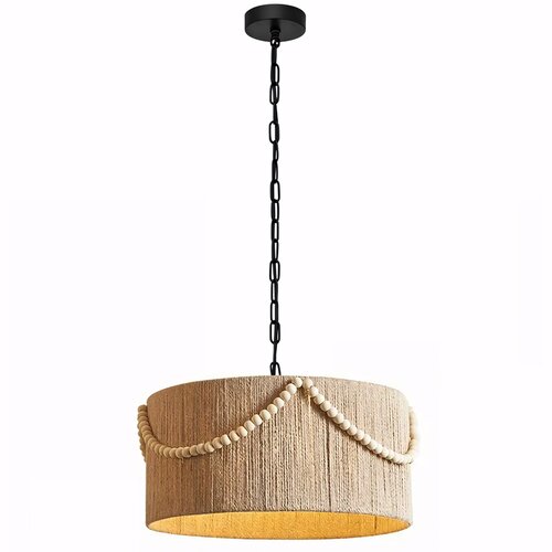 Toolight Boho lampa od jutene užadi - Luster APP1741-1CP 40 cm Slike