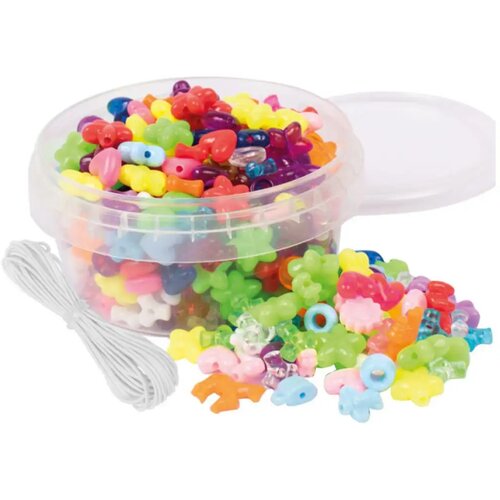 Playbox Kutija s perlama u obliku figura, set od 250g Cene