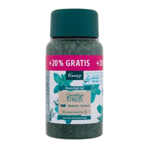 Kneipp Goodbye Stress Mineral Bath Salt solna kupka 600 g unisex