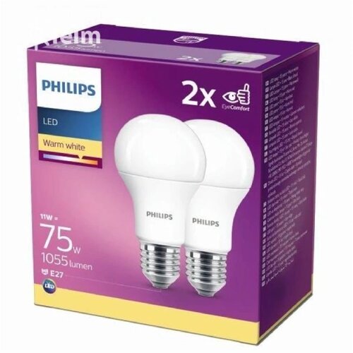 Philips LED Sijalica PS697 11W(75W) E27 A60 WW FR SET 2/1 Cene