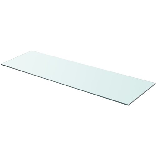 VidaXL Polica Prosojno Steklo 90x30 cm Slike