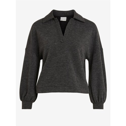 Vila Dark gray sweater Many - Women Slike