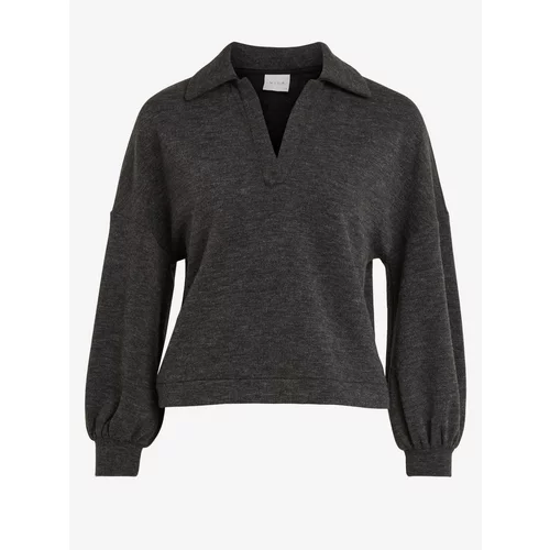 Vila Dark gray sweater Many - Women