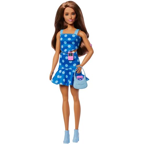 Barbie Lutka Fashionistas #242 - S sladkorno boleznijo tipa 1 in elegantno obleko - 1 k. Slike