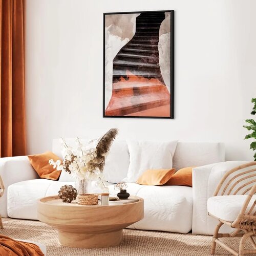  Slika - Next Step (1 Part) Vertical 60x90 U crnom drvenom okviru Cene
