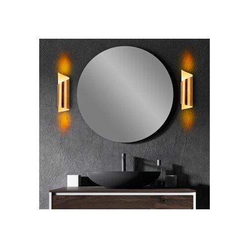 Opviq vall lamp u zlatnoj boji Kıvrık 15361 Slike