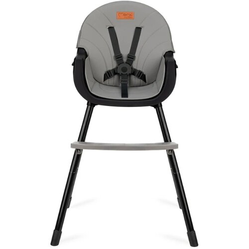 Momi stolica za hranjenje bebe flovi grey black, 6m+ Slike