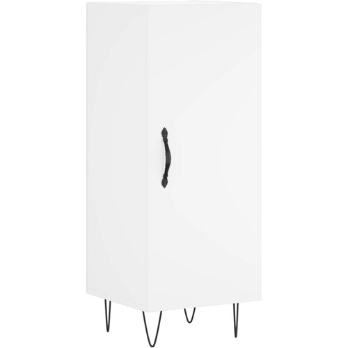 Maison Chic Komoda - Predalnik bela 34,5x34x90 cm inženirski les, (21716461) Slike