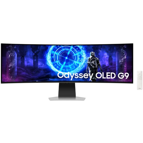 Samsung Odyssey OLED G9 G95SD (2024) 49&amp;quot; LS49DG954SUXEN DQHD igralni monitor ms 32:9 ukrivljen, 0,03 GtG, 240 Hz, OLED Slike