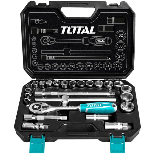 Total 25-delni set 1/2"  ključev/ industrial (THT121251) Cene