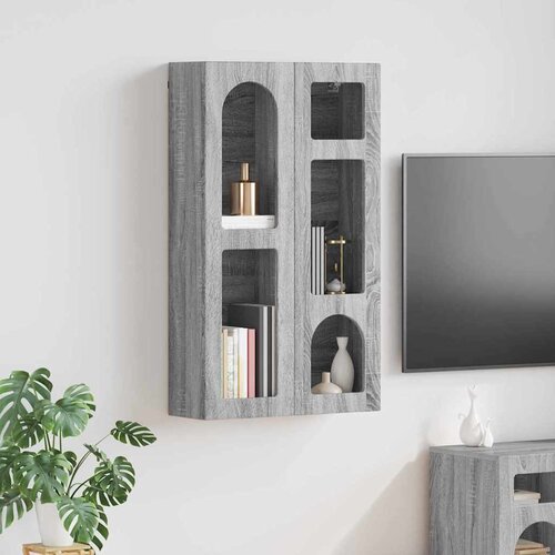 Viseći ormarić Siva Sonoma 59 x 20 x 100 cm Konstruirano drvo Cijene