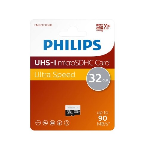 Philips Memorijska kartica micro sd 32gb v30 ultra speed (fm22tf032b/93) ( SD13763 ) Slike