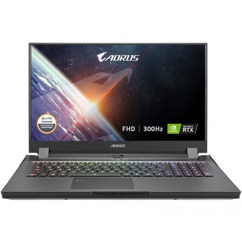Gigabyte AORUS 17G KD 17.3 FHD 300Hz i7-11800H 16GB 512GB SSD GeForce RTX 3060P 6GB Win10Home crni laptop Slike