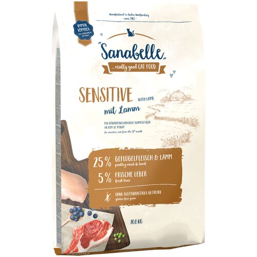  Varčno pakiranje Sanabelle 2 x 10 kg - Adult Sensitive z jagnjetino Cijene