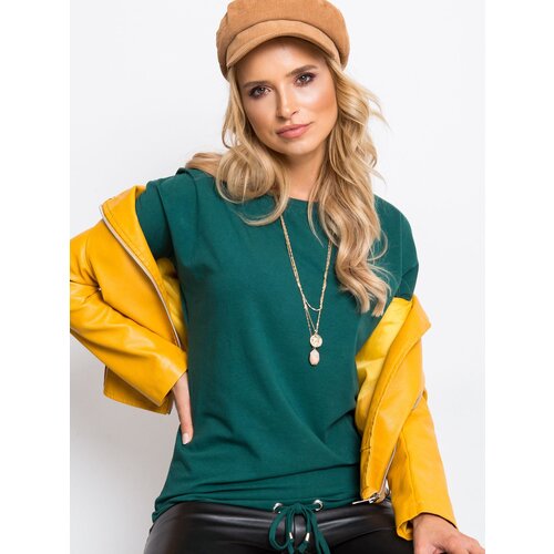 BASIC Feel Good Blouse-RV-BZ-5122.05P-dark green Cene