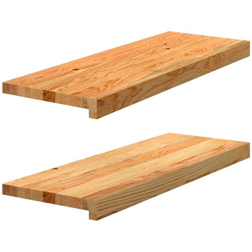 vidaXL Prozorske klupice 2 kom svijetlosmeđe 70x30x2 cm masivne hrast Cene