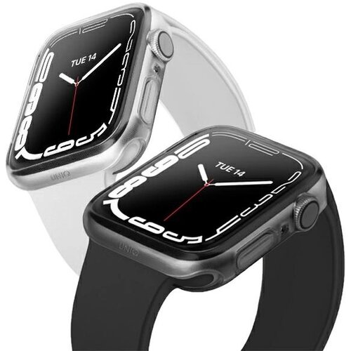 Uniq GLASE ETUI ZA APPLE WATCH 7 8 41MM COVER 2 KOM. PROZOREN, (21897721) Cene