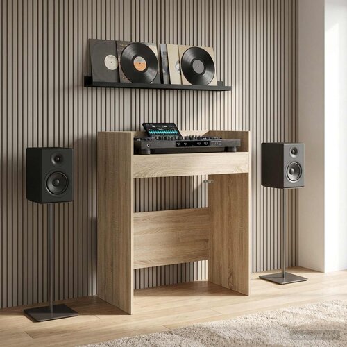 Dj stol Hrast sonoma 82 x 45 x 102 cm Konstruirano drvo Slike