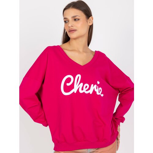 FANCY Sweatshirt-FA-BL-7754.55P-fuchsia Cene