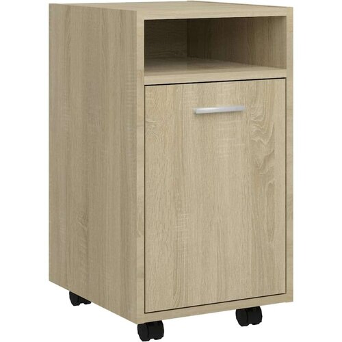  Stranska omarica s kolescki sonoma hrast 33x38x60 cm ive Slike