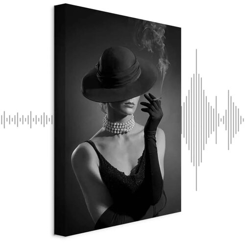  Slika - Black Elegance (1 Part) Vertical 80x120 Akustična Cene