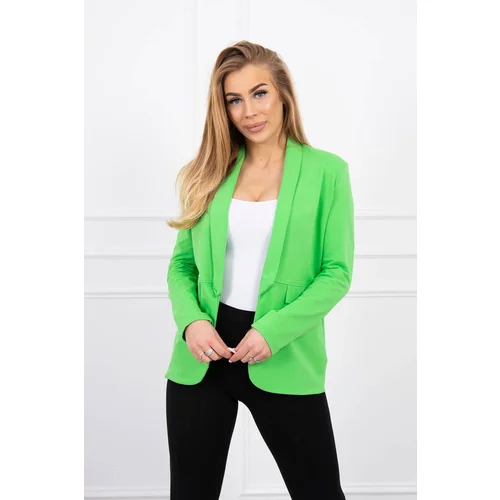 Kesi marka niezdefiniowana Jacket with lapels light green