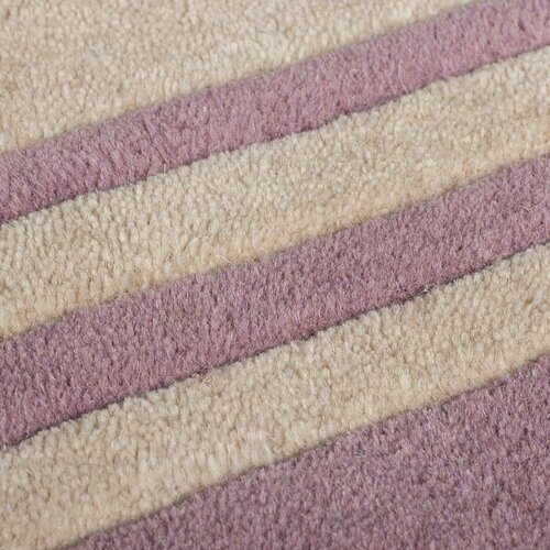 Flair Rugs Vijolična/v naravni barvi ročno tkana volnena preproga 160x230 cm Lois Scallop &amp;ndash; Slike