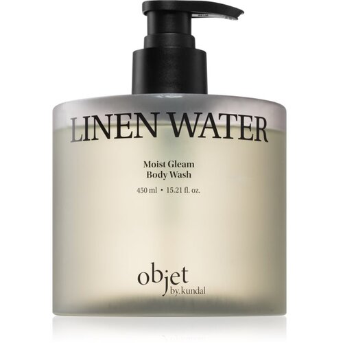 KUNDAL Objet Moist Gleam Body Wash parfumirani gel za prhanje za intenzivno vlažnost z vonjem Linen Water 450 ml Slike