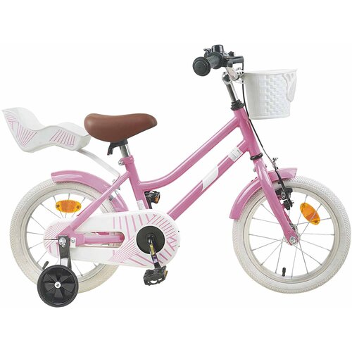 vidaXL Otro&scaron;ko Kolo 12 Palcev priporočeno za 2-4 leta Svetlo roza - - roza - 10.5 - 137 x 54 x 79 cm - 2025--v1 Cene
