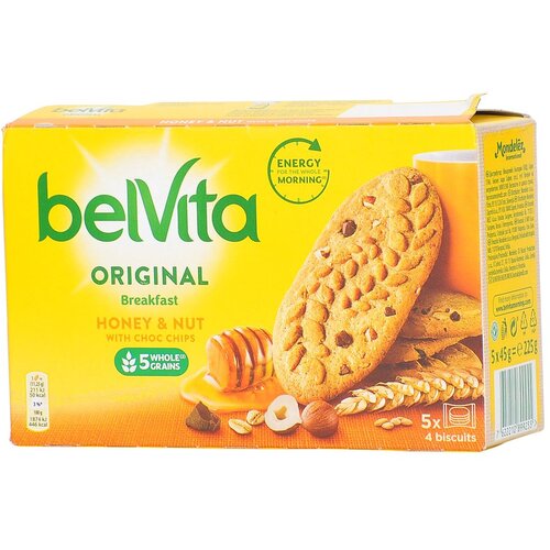 Belvita Keks HONEY&NUTS 225g Cene