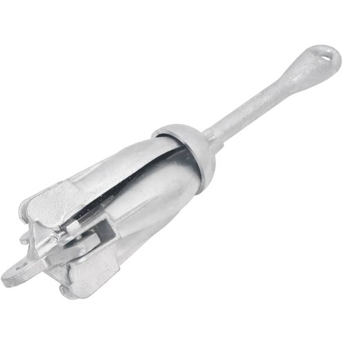 vidaXL Zložljivo sidro srebrno 3,2 kg temprano železo Cene