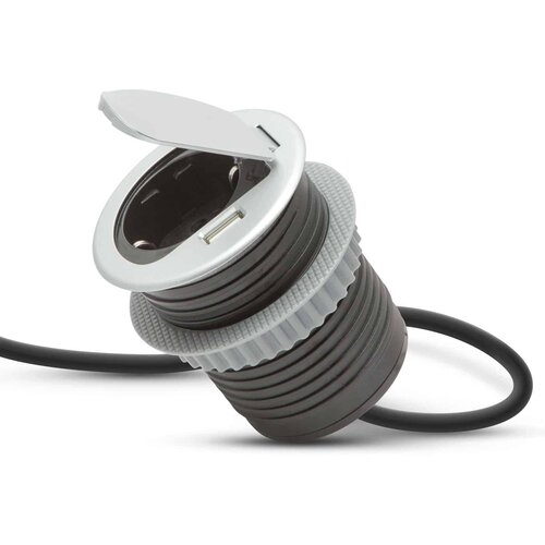 Delight skrita vgradna vtičnica + usb Slike