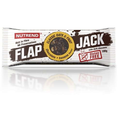 Nutrend Čokoladica FlapJack čokolada-banana Slike