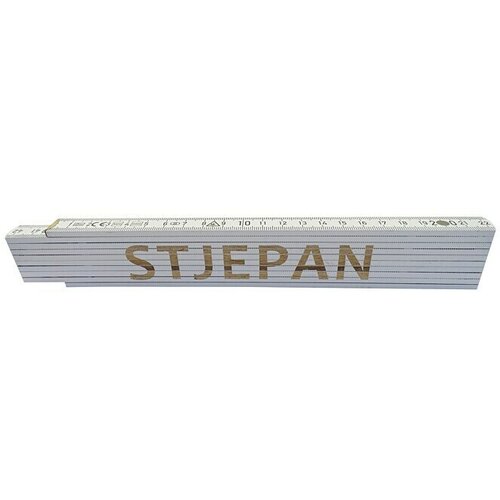  Zidarski metar (Duljina: 2 m, Natpis: Stjepan, Boja: Bijele boje) Slike