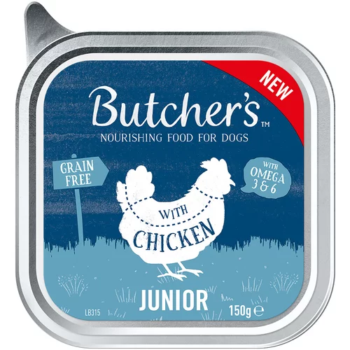 Butcher's Ekonomično pakiranje Original Junior 24 x 150 g - S piletinom