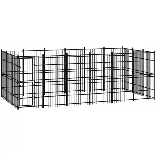  vanjski kavez za pse čelični 16 59 m²