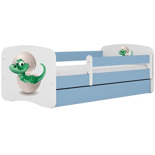 HAPPYKIDS Dječji krevet Dreamy mali dinosaurus 180x80 bez madraca s ladicom Plava Cene
