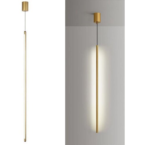 Toolight Stropni luster LED APP1414-C GOLD 100cm Slike