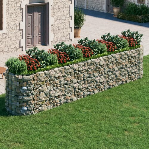 Furnova Visoka greda gabion pocinkano železo 500x100x100 cm, (21922192) Slike