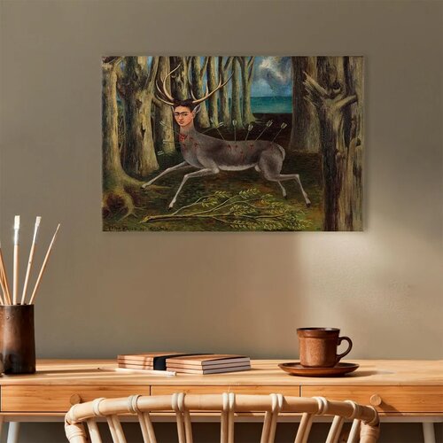  Slika - Frida Kahlo &amp;ndash; The Wounded Deer 60x40 Premium Print Slike